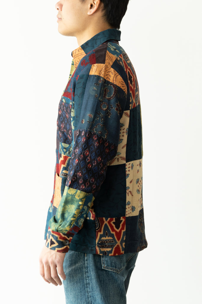 Karu Research - Chore Coat - Silk Patchwork Quilt - Canoe Club