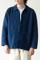 Wythe - Rustic Plainweave Hunting Jacket - Indigo - Canoe Club
