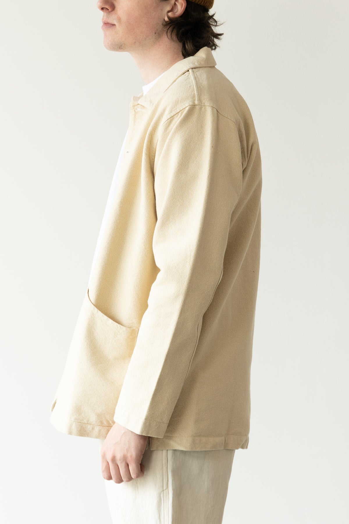 Wythe - Rustic Plainweave Hunting Jacket - Natural - Canoe Club