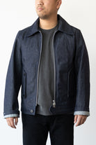 Document - Denim Harrington Jacket - Indigo - Canoe Club