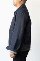 Document - Denim Harrington Jacket - Indigo - Canoe Club