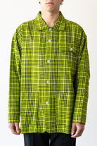 Noma t.d. - Gingham Check Coverall - Yellow - Canoe Club