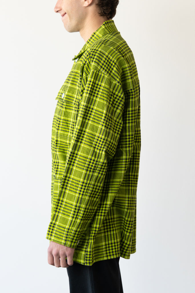 Noma t.d. - Gingham Check Coverall - Yellow - Canoe Club