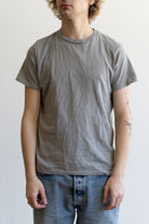 Velva Sheen - Short Sleeve Rolled Tee - Grey - Canoe Club