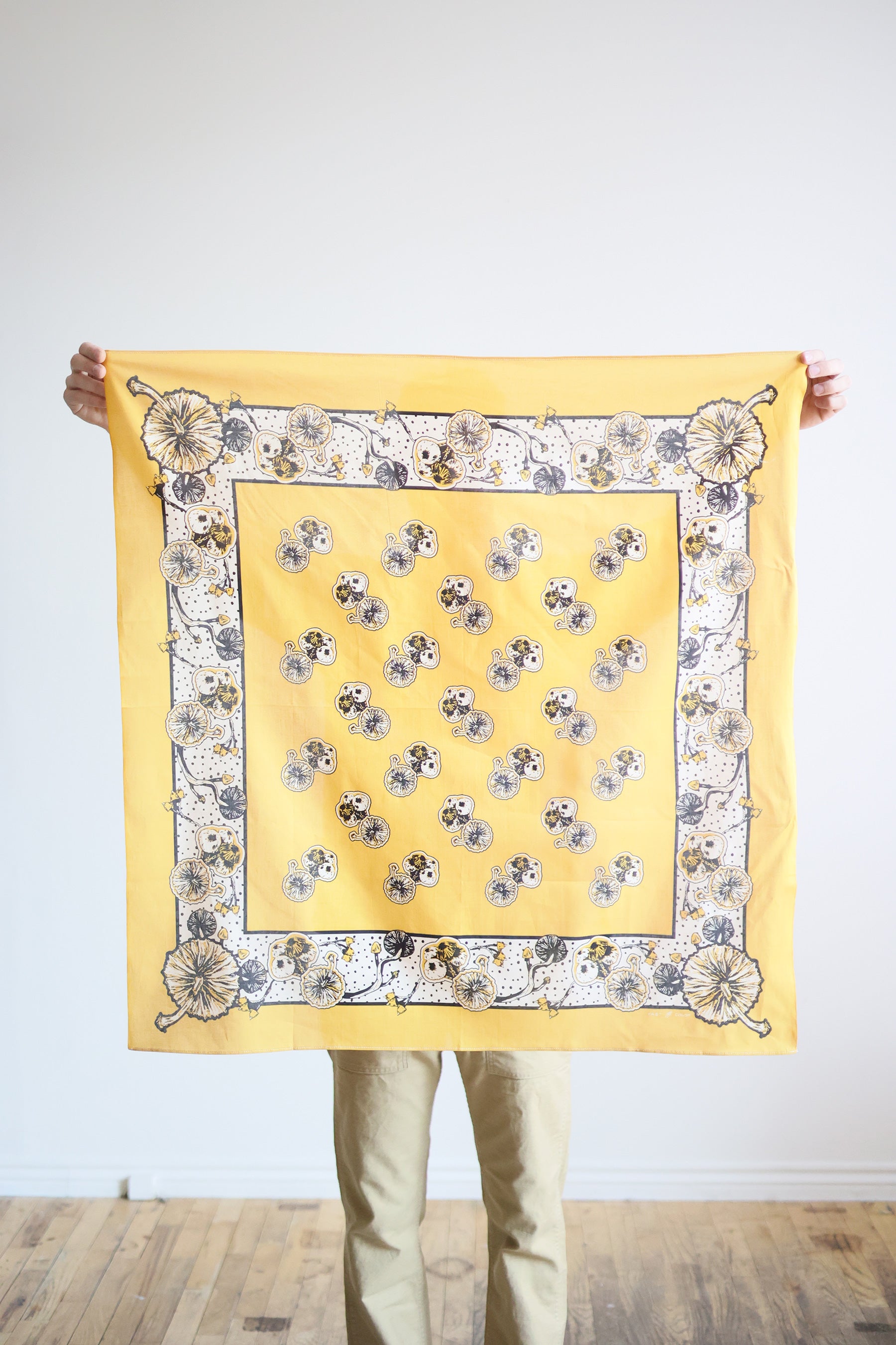 One Ear Brand - "Sincerity" Bandana - Ginko Gold - Canoe Club