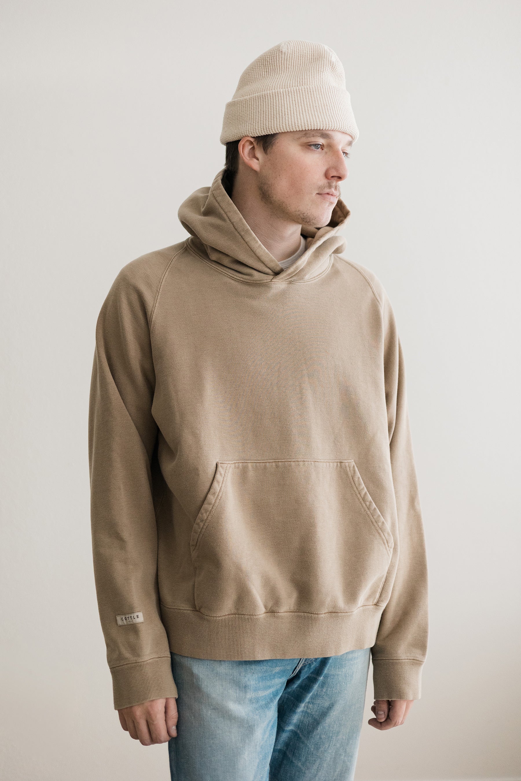 Cottle - Life Botanical Dye Hoodie - Coffee - Canoe Club