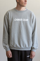 Canoe Club Collaborations - Canoe Club Crewneck - Heather Grey - Canoe Club