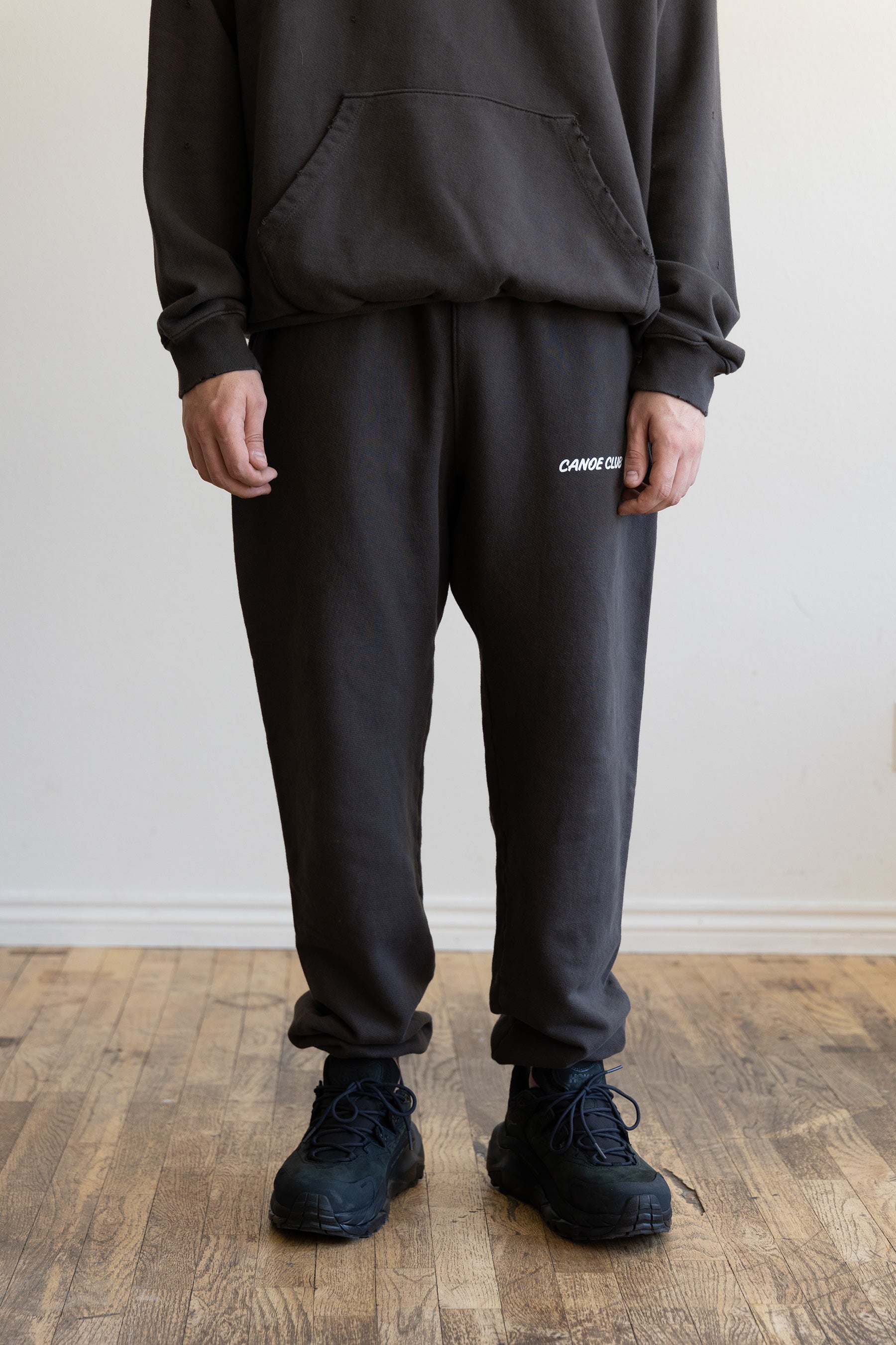 Canoe Club Collaborations - Canoe Club Sweatpant - Vintage Black - Canoe Club