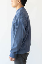 Yashiki - Hanadoki Knit - Smokey Blue - Canoe Club