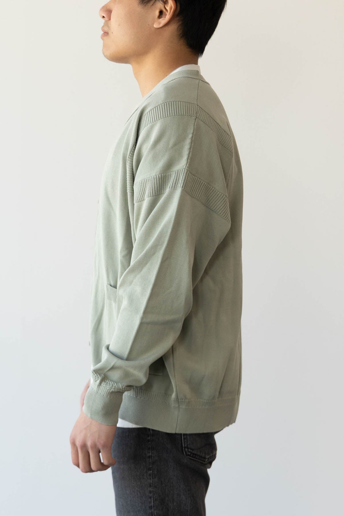 Yashiki - Satoyuki Cardigan - Mint - Canoe Club