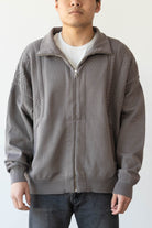 Yashiki - Hatsuhana Knit Blouson - Greige - Canoe Club