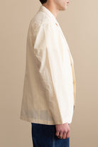J. Press - Cotton Nidom Bio Dye 3 Button Old Fit Jacket - Ivory - Canoe Club