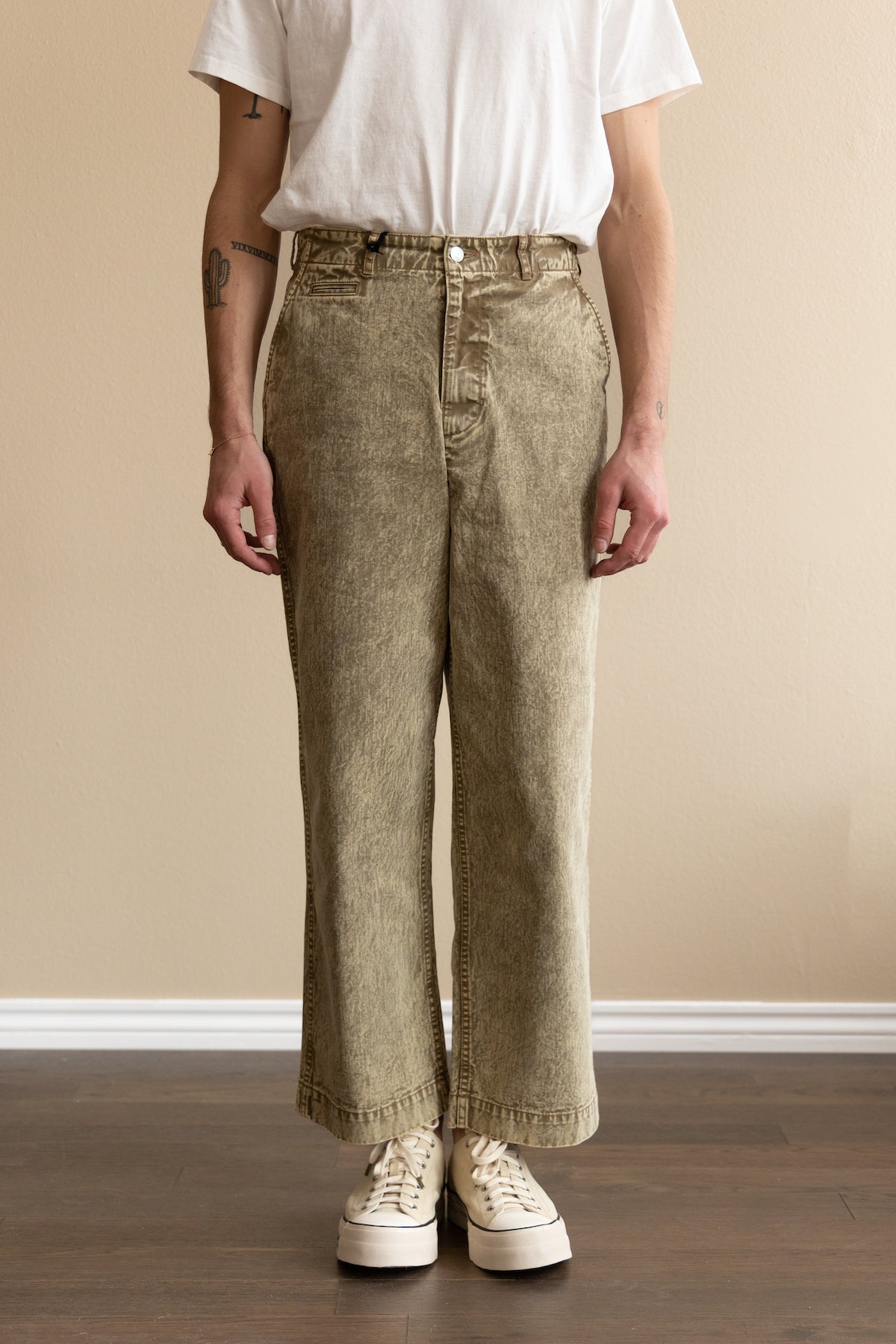 J. Press - Chemical Chino Military Trousers - Khaki - Canoe Club