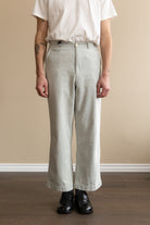 J. Press - Recycled Denim Military Trousers - Dull Denim - Canoe Club