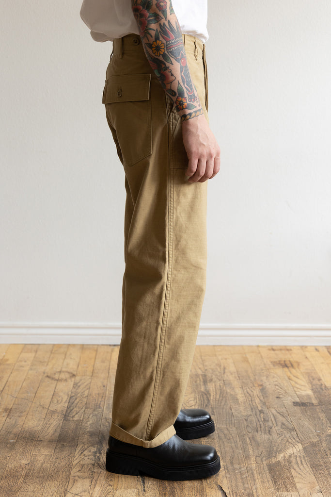 orSlow - US Army Fatigue Pants (Regular Fit) - Khaki - Canoe Club
