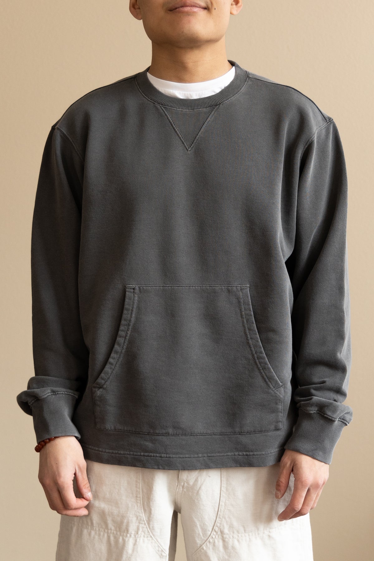 Nigel Cabourn Training Sweater Black Canoe Club - Main Image