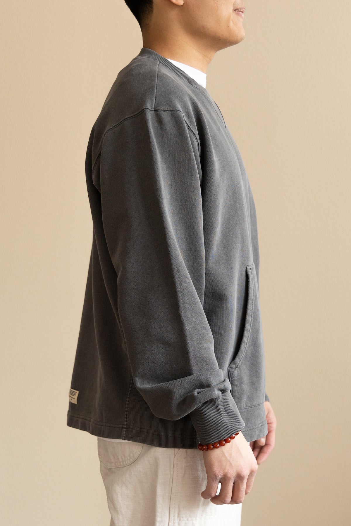 Nigel Cabourn - Training Sweater - Black - Canoe Club