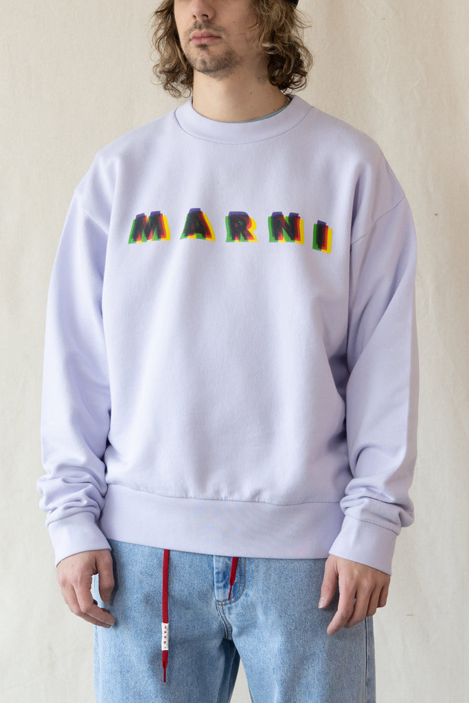 Marni - Logo Sweatshirt - Lavender - Canoe Club