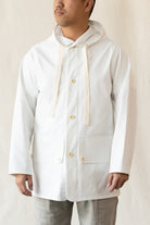 Document - Hooded Field Jacket - White - Canoe Club