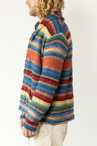 RRL - Striped Shawl Collar Cardigan - Indigo/Rust Multi - Canoe Club