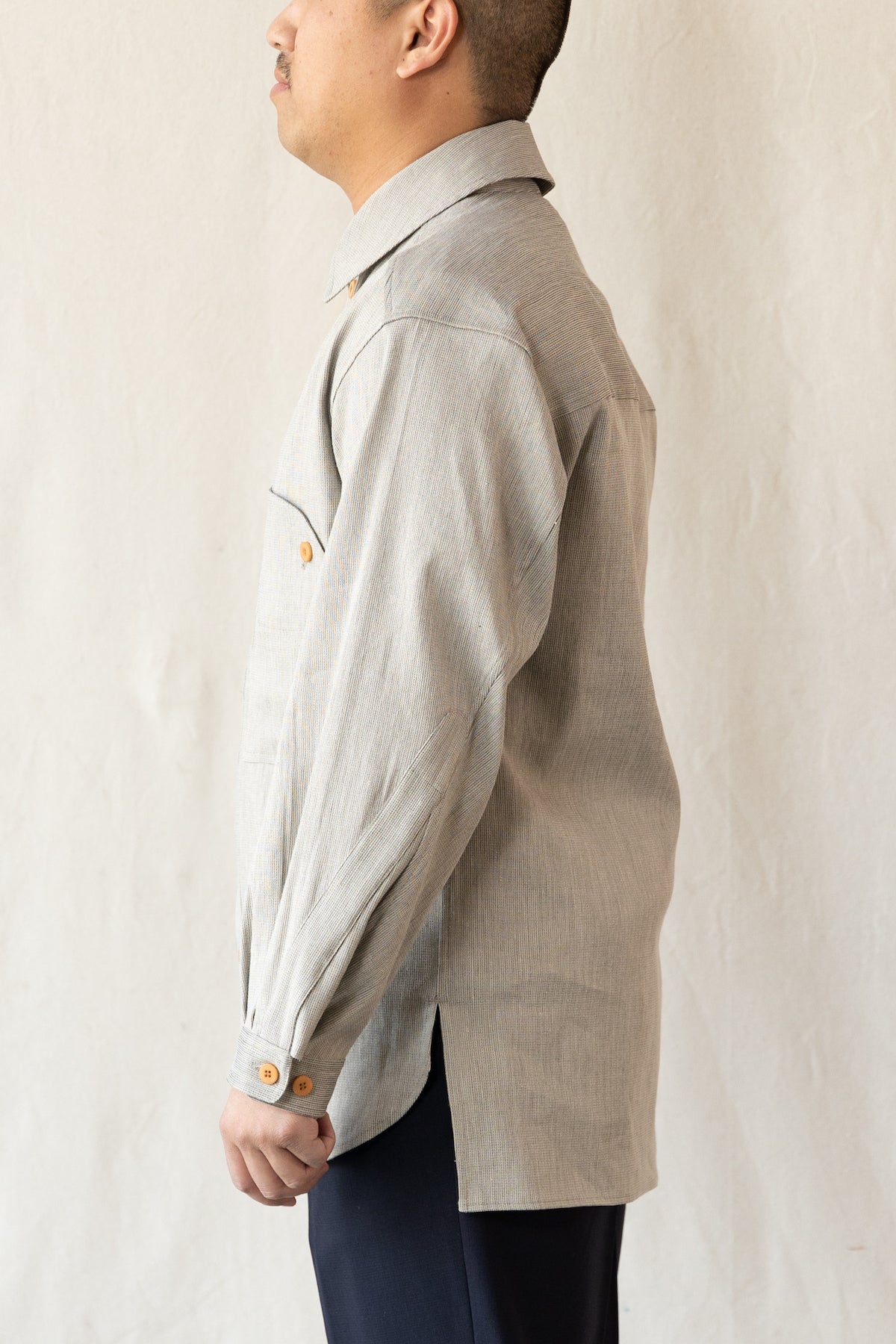 Document - Birdeye Shirting Jacket - Grey - Canoe Club