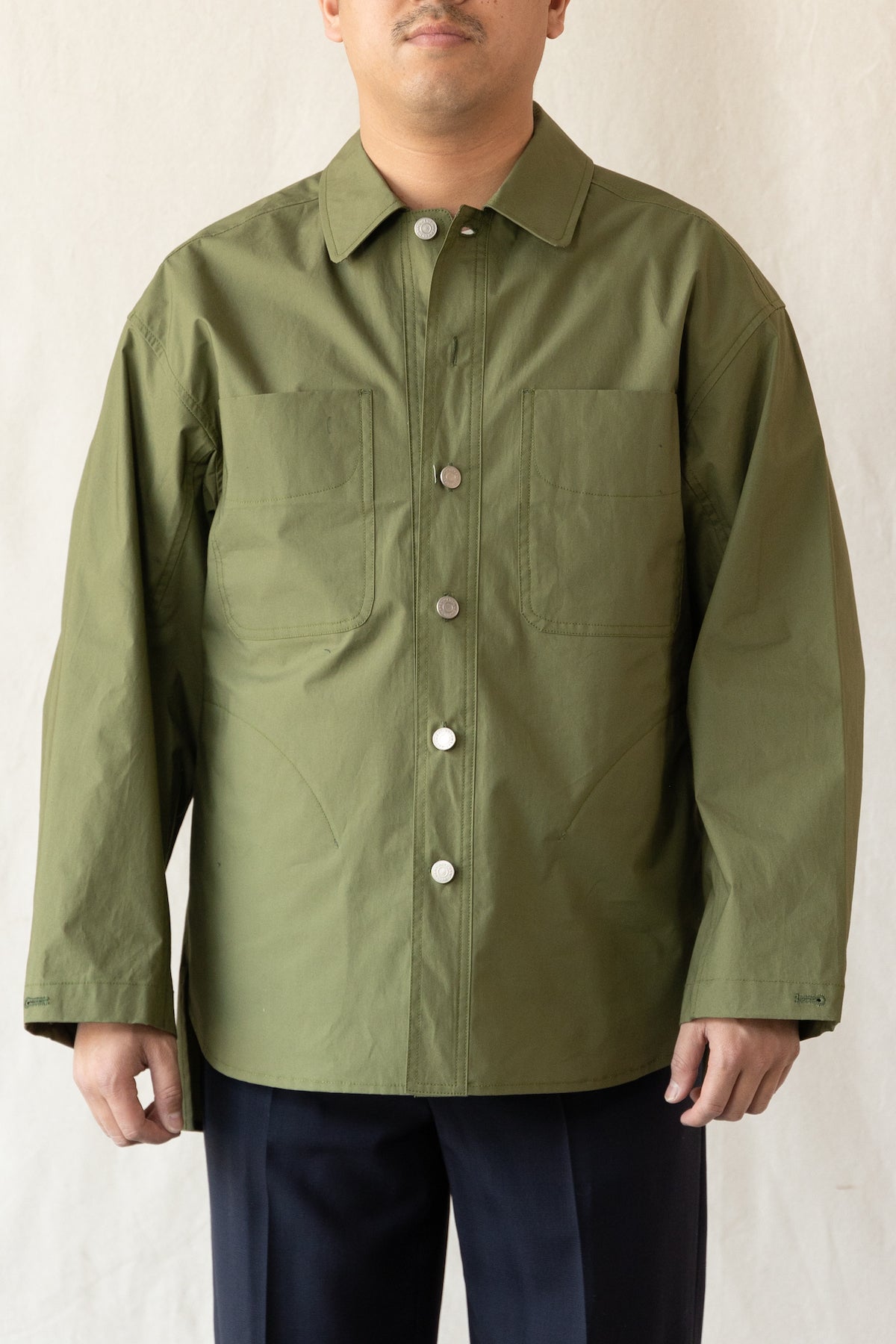 Document - Paper Shirting Jacket - Khaki - Canoe Club