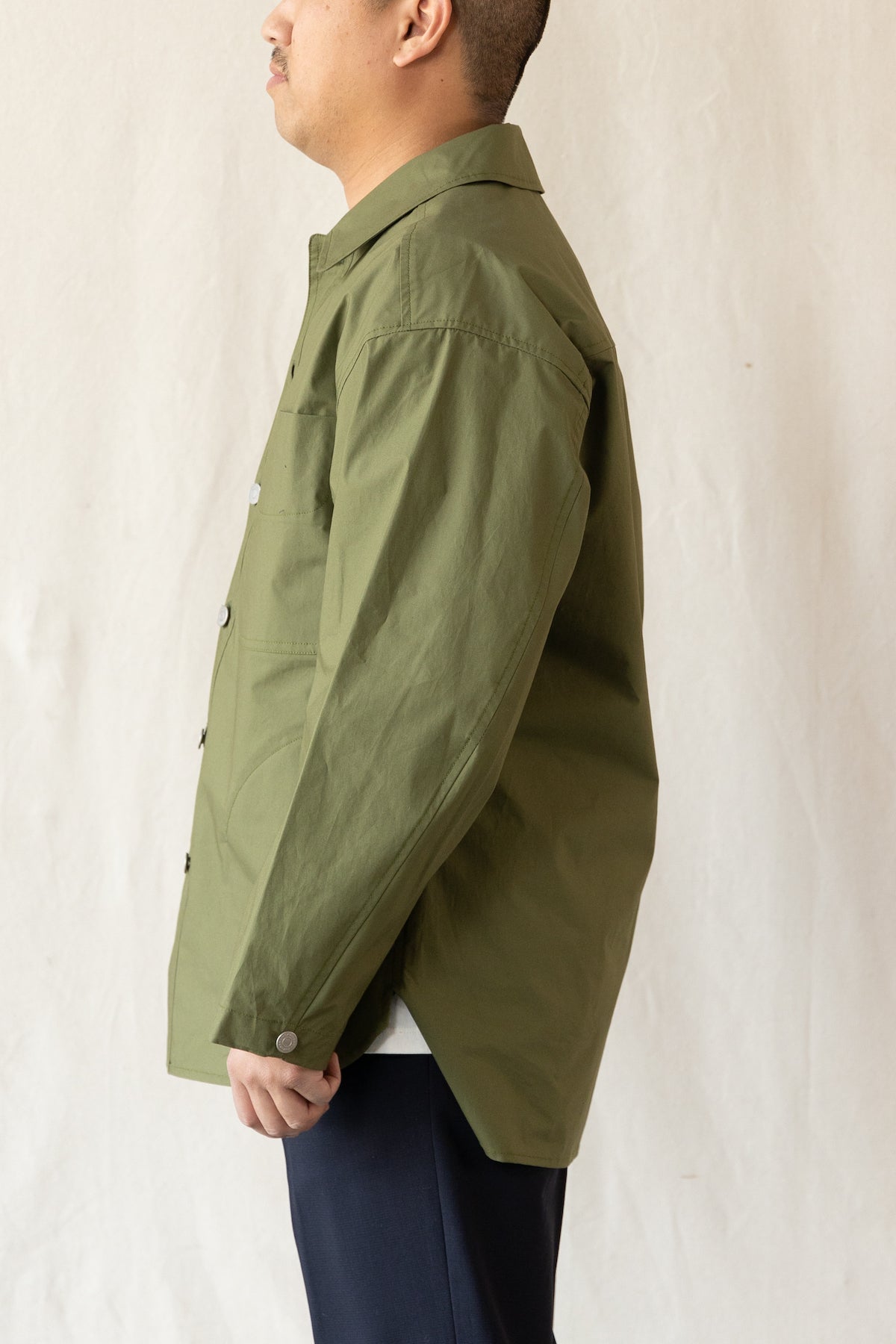 Document - Paper Shirting Jacket - Khaki - Canoe Club
