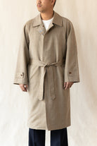 Document - Lightweight Wool Balmacaan - Beige - Canoe Club