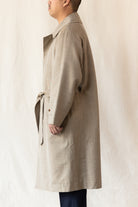 Document - Lightweight Wool Balmacaan - Beige - Canoe Club