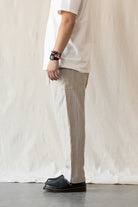 Document - Irish Linen Relaxed Pants - Beige - Canoe Club