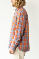 RRL - Plaid Twill Workshirt - Red/Blue - Canoe Club