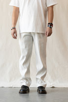 Document - Tucked Easy Pants - Light Grey - Canoe Club