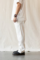 Document - Tucked Easy Pants - Light Grey - Canoe Club