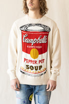Junya Watanabe - Andy Warhol Cotton Intarsia Jumper - Off-White - Canoe Club