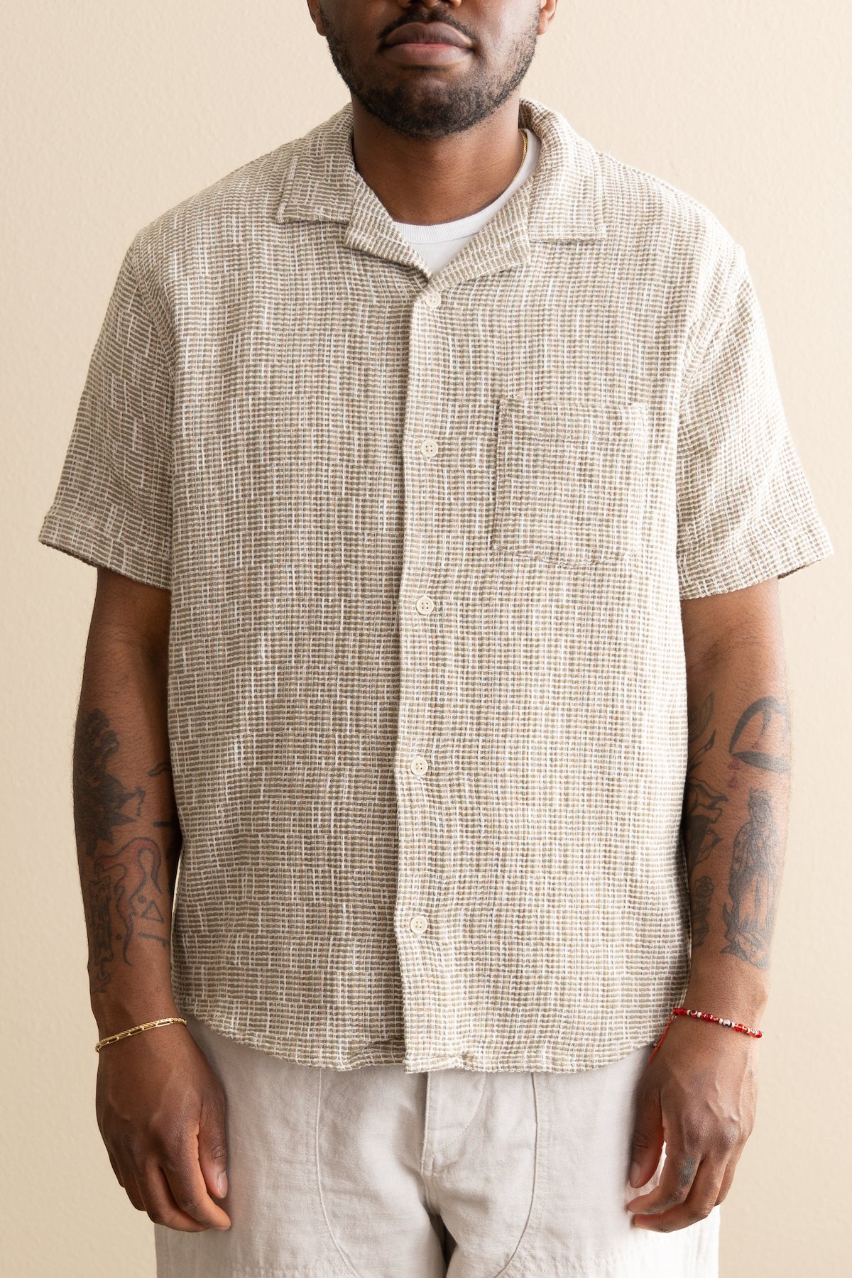 Corridor - Rainbow Weave Camp Collar - Army - Canoe Club