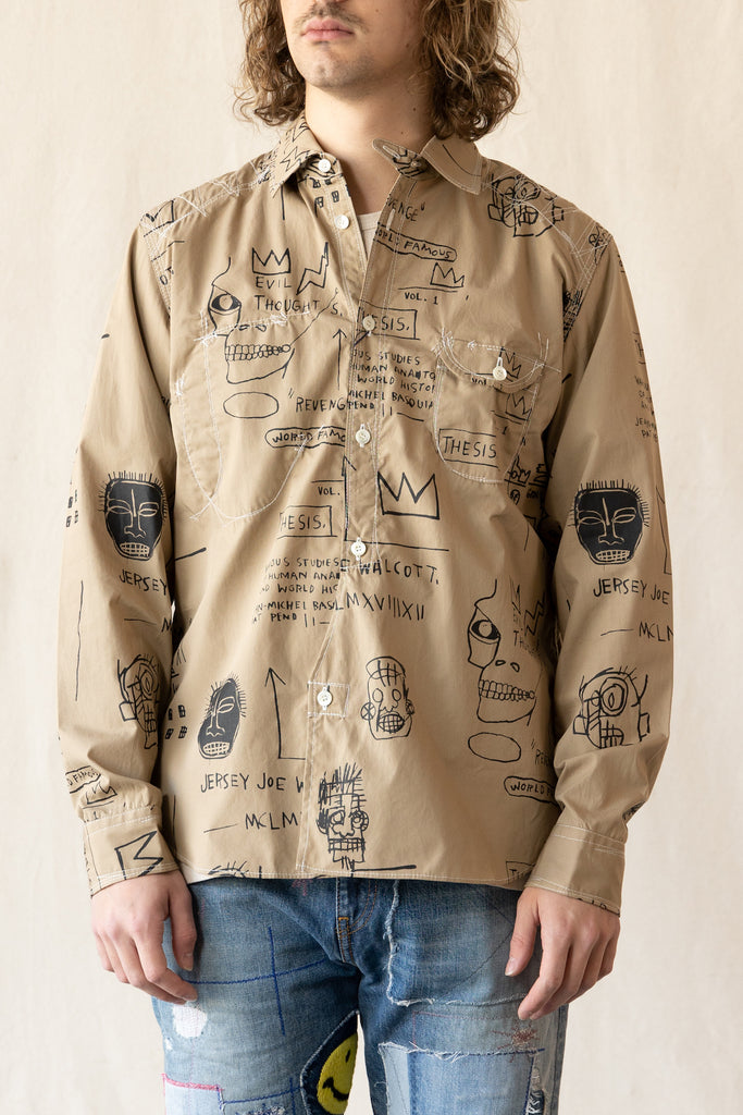 Junya Watanabe - Basquiat Shirt - Beige/Black - Canoe Club