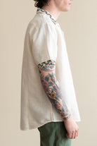Corridor - Hamsa Floral Linen - Natural - Canoe Club