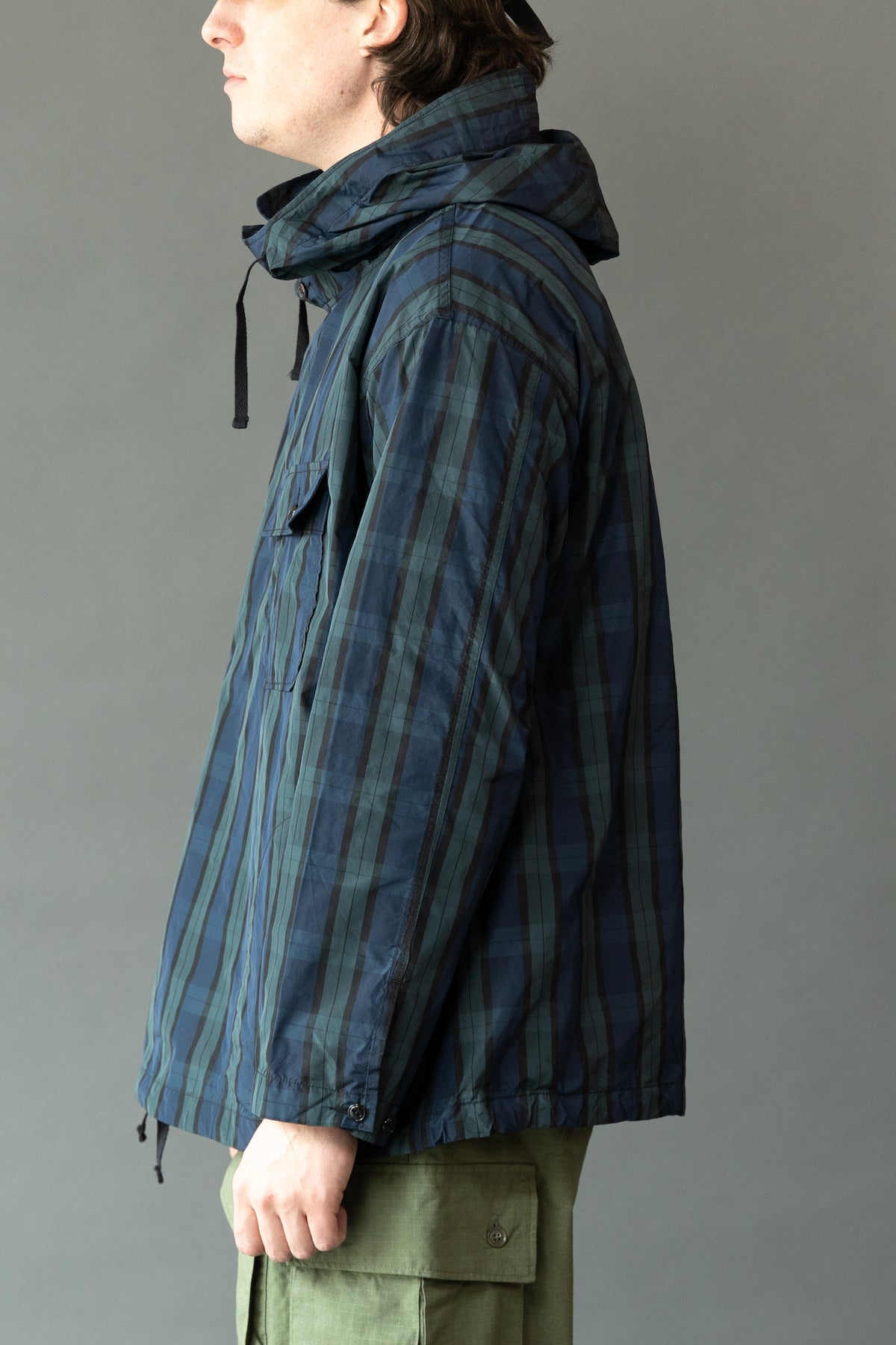 Engineered Garments - Cagoule Shirt - Blackwatch Crushed Taffeta - Canoe Club