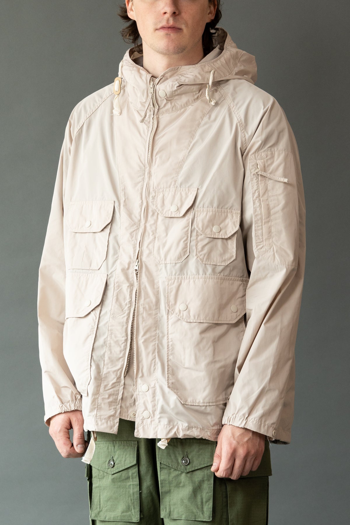 Engineered Garments - Atlantic Parka - Khaki Memory Polyester - Canoe Club
