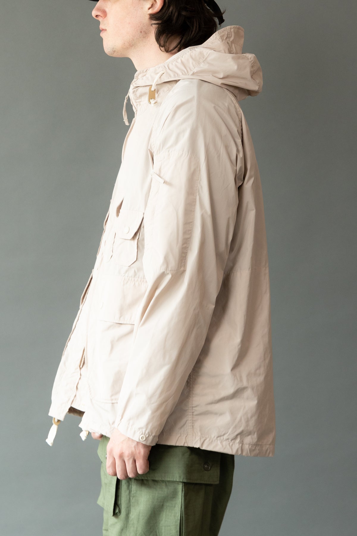 Engineered Garments - Atlantic Parka - Khaki Memory Polyester - Canoe Club