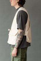 Engineered Garments - Fowl Vest - Natural 6.5oz Flat Twill - Canoe Club
