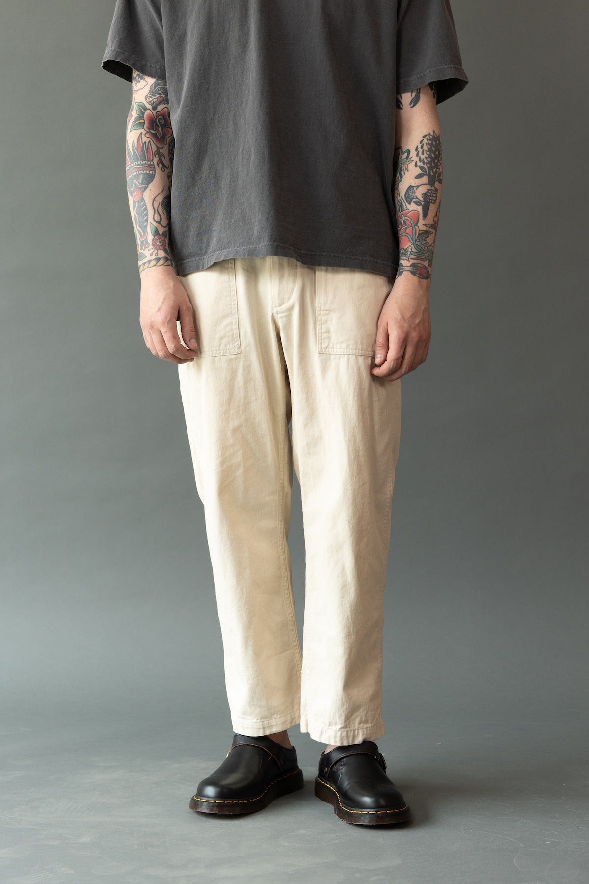 Engineered Garments - Fatigue Pant - Natural 6.5oz Flat Twill - Canoe Club