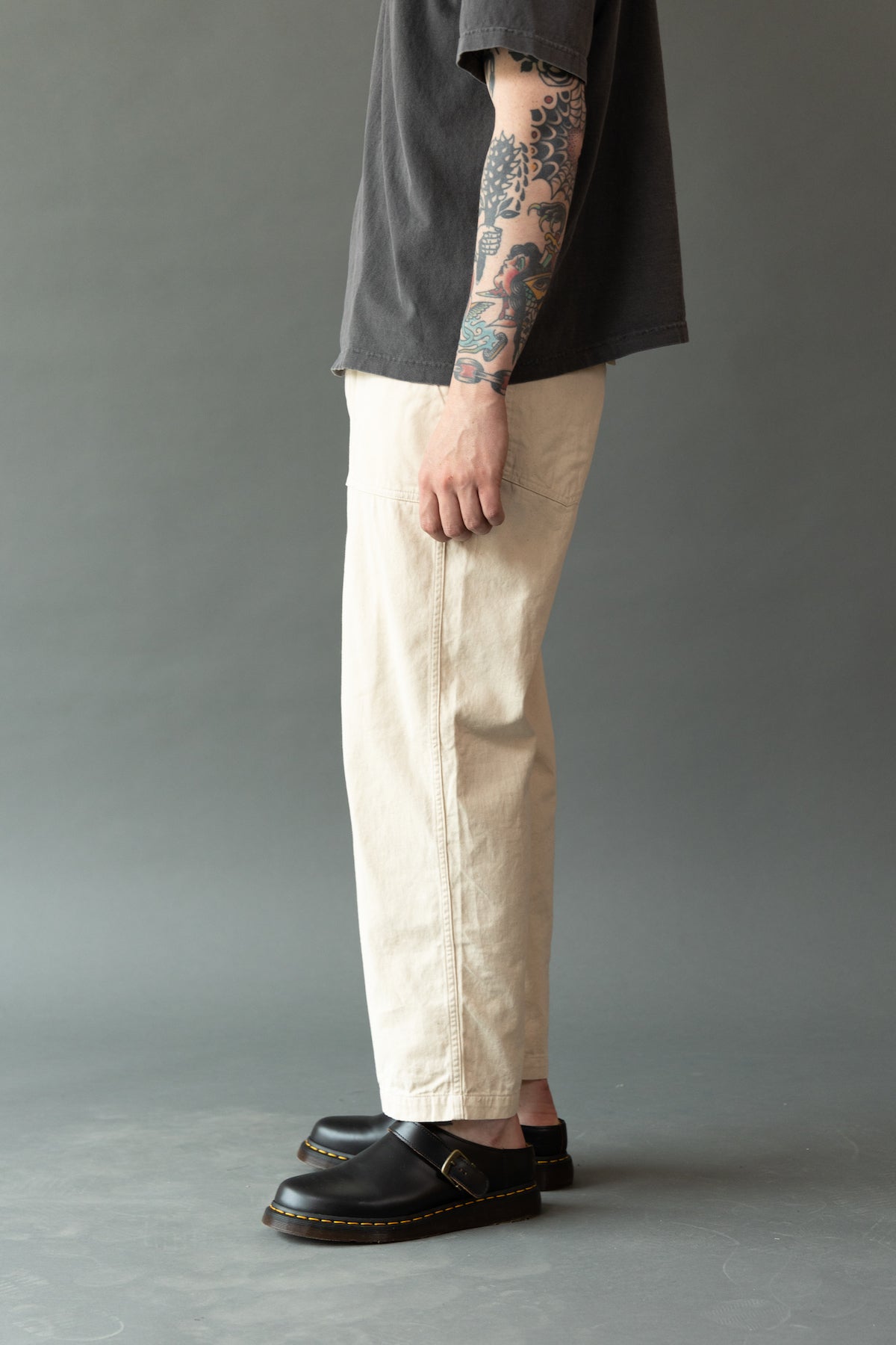 Engineered Garments Fatigue Pant | Natural 6.5oz Flat Twill | Canoe Club