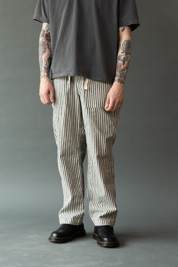 Engineered Garments - Fatigue Pant - Natural/Black LC Stripe - Canoe Club