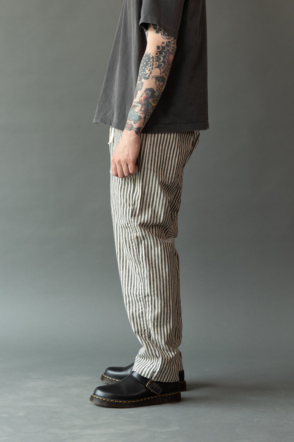 Engineered Garments - Fatigue Pant - Natural/Black LC Stripe - Canoe Club