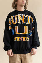 Kapital - 30/-SWT Knit BIG SWT (BIG KOUNTRY) - Black - Canoe Club