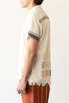 Harago - Jamdani Scarf Shirt - Off White - Canoe Club