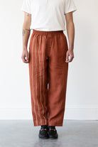 Harago - Kutch Embroidered Pants - Terracota - Canoe Club