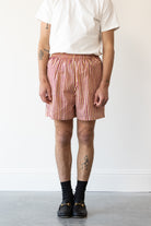 Harago - Stripe Shorts - Maroon - Canoe Club