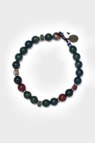 Mikia - Large Blood Stone Bracelet - Canoe Club